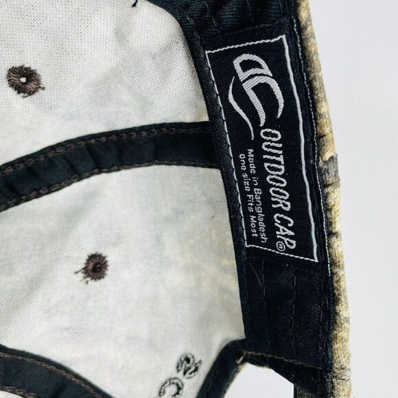 Scheels Outfitters Camo Strapback Trucker Hat Hunting Ball Cap Embroidered Duck - Picture 9 of 12